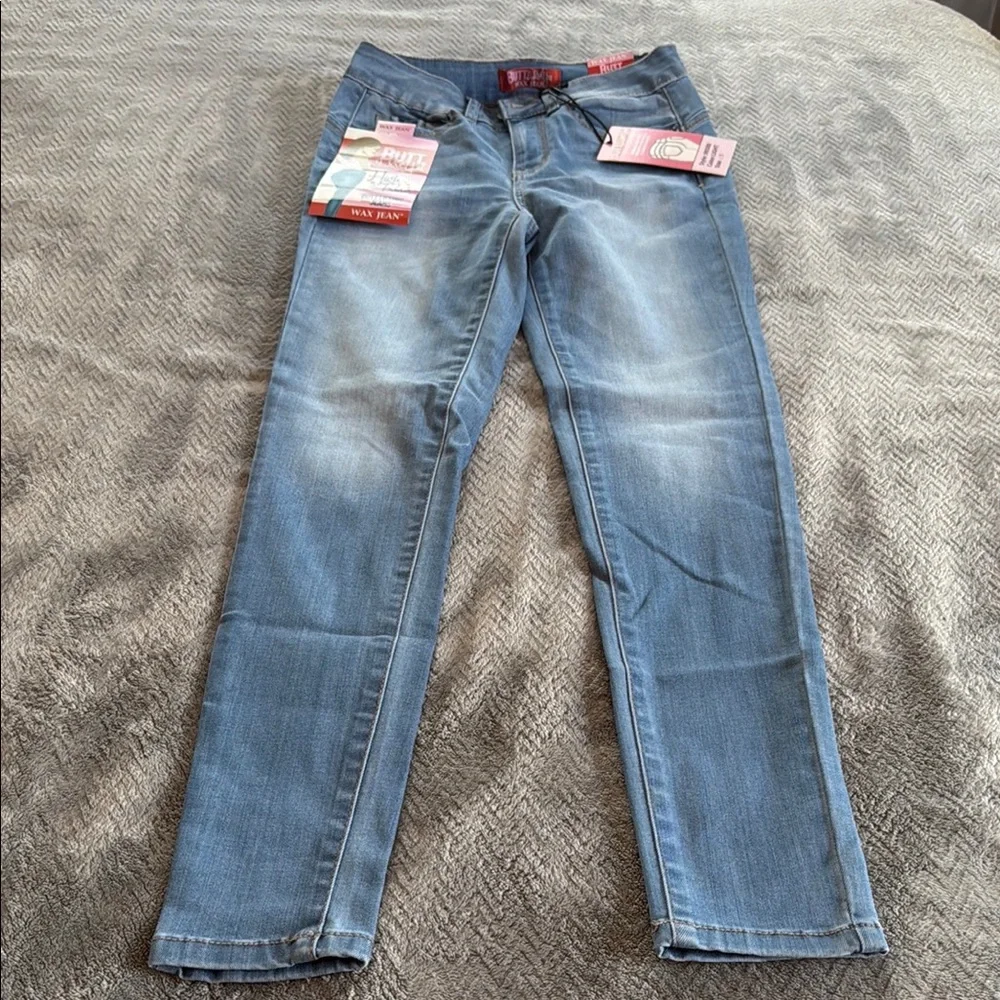 Wax Jean Blue Skinny Jeans Modern Fit